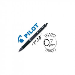 Boligrafo Pilot Super Grip negro 0,4 mm