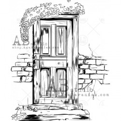 Sello de Caucho AB Studio ID-477 Vintage Door