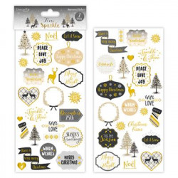 Stickers dimensionales Time to Sparkle Dovecraft