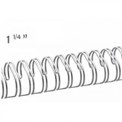Espiral Wire 23 anillas Plata 1 1/4 "