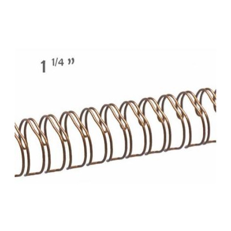 Espiral Wire 23 anillas Cobre 1 1/4 "