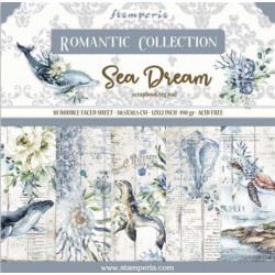 Colección Romantic Sea Dream Stamperia 30 x30