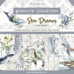 Colección Scrap Stamperia 20.3x20.3 Romantic Sea Dream