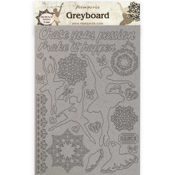 Greyboard A4 2 mm Stamperia Passion dancer