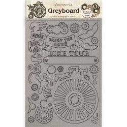 Greyboard A4 2 mm Stamperia bicycle