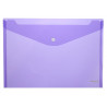 Sobres Broche Cristal Transparente Folio Naranja