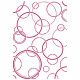Stencil A4 Romantic Threads burbujas Stamperia