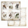 Hoja Stamperia Romantic Horses tarjetas