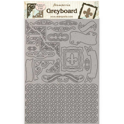 Greyboard A4 2 mm Stamperia Sleeping beauty marcos