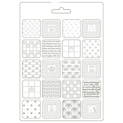 Stamperia Soft Mould A5 Alice patchwork