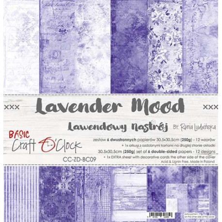 Stack de Papeles 30x30 Basic 09 Lavender Mood