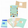Paquete 25 Tarjetas Felicitación Redondas