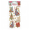 CHIPBOARD CM. 15X30 -Christmas Patchwork Stamperia
