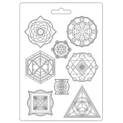 Stamperia Soft Mould A4 Alchemy simbolos