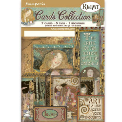 Set Tarjetas Stamperia Klimt