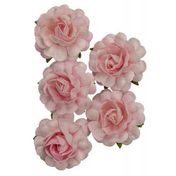 Set Rosas Rosa claro Scrapberrys