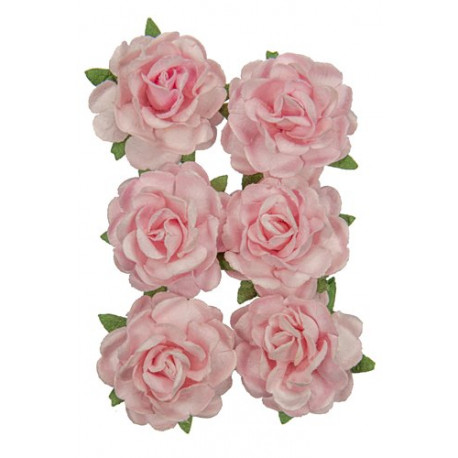 Set Rosas Burdeos Scrapberrys