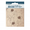 Decorative Chips 14x14 cms Stamperia Casa Granada