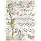 Papel de Arroz Romantic Garden House Stamperia A-4