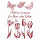 Stencil A4 Romantic Garden House Tulipan Stamperia