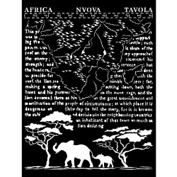 Stencil Stamperia Savana Africa20x25 cms
