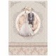 Papel de Arroz You and me Vestido Stamperia A-4