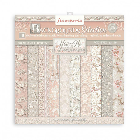 kit de Papeles Scrap Old Lace Stamperia 30 x30