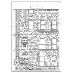 Stamperia Soft Mould A5 Sir Vagabond New York Ventanas