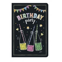 Libreta Cosida A6 C/ Birthday Party