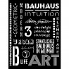 Stencil Stamperia 20x25 Bauhaus escrito