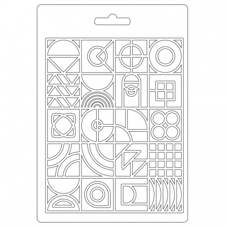 Stamperia Soft Mould A5 Bauhaus textura