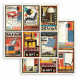 Hoja Stamperia Bauhaus tarjetas