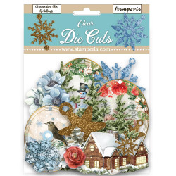 Clear Die Cuts  - Romantic Home for the Holidays Stamperia