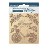 Decorative Chips 14x14 cms Stamperia Create happiness Welcome Home bicicleta