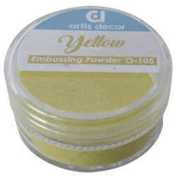 Polvos Embossing Opaco Yellow 7 grs.