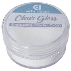 Polvos Embossing Opaco Clear gloss 7 grs.
