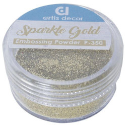 Polvos Embossing Purpurina Sparkle Gold 7 grs.
