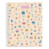 Libreta A-4 Motivo Salmon Marca Rubio