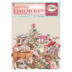 Ephemera Pink Christmas Stamperia