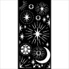 Stencil Stamperia Christmas stars and moon