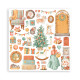 Colección Scrap Stamperia 20.3x20.3 All Around Christmas