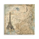 Paquete 4 hojas de Tela 30x30 cms. Stamperia Klimt
