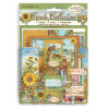 Set Tarjetas Stamperia Sunflower Art