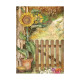 Kit 8 Papeles arroz A-6 Fondos Backgrounds Sunflower Art Stamperia