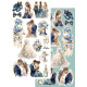 Set de Recortables In frosty colors Wedding day
