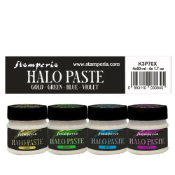 Surtido 4 colores Halo Paste 50 ml Stamperia