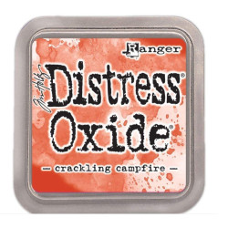 Tinta Distress Oxide crackling campire