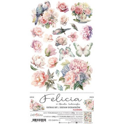 Set de Recortables Felicia Flowers - Craft o'clock