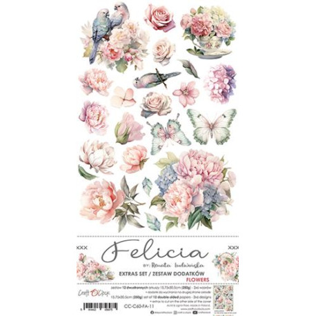 Set de Recortables Felicia Flowers - Craft o'clock