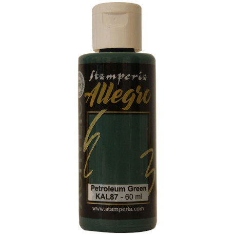 Pintura Allegro Petroleum green  Stamperia